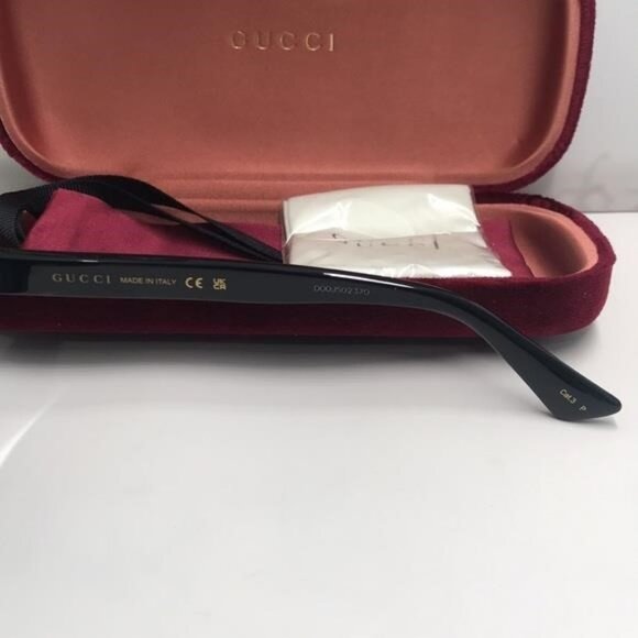 New Authentic Gucci Black Sunglasses GG0767s 005 - Picture 8 of 9